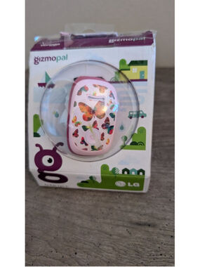 Girls LG GizmoPal Pink Butterfly Smartwatch One Size